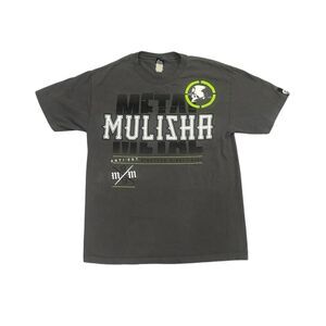 Vtg Metal Mulisha Shirt Mens Large? Gray Graphic Tee Big Logo Skull Military